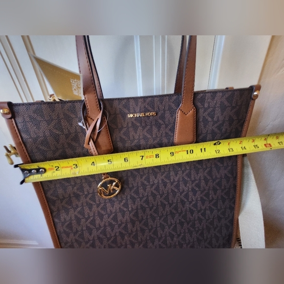 Michael Kors Maple Luggage Large NS Tote Bag Purse Carry On NWT - Picture 8 of 9